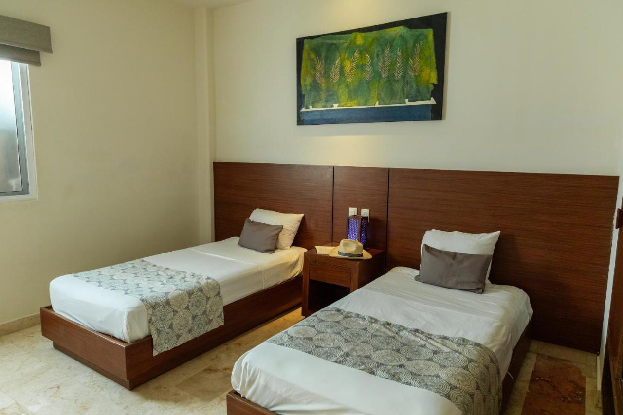 La Palma Beachfront Hotel Boutique - Self Check In Cancun Bilik gambar