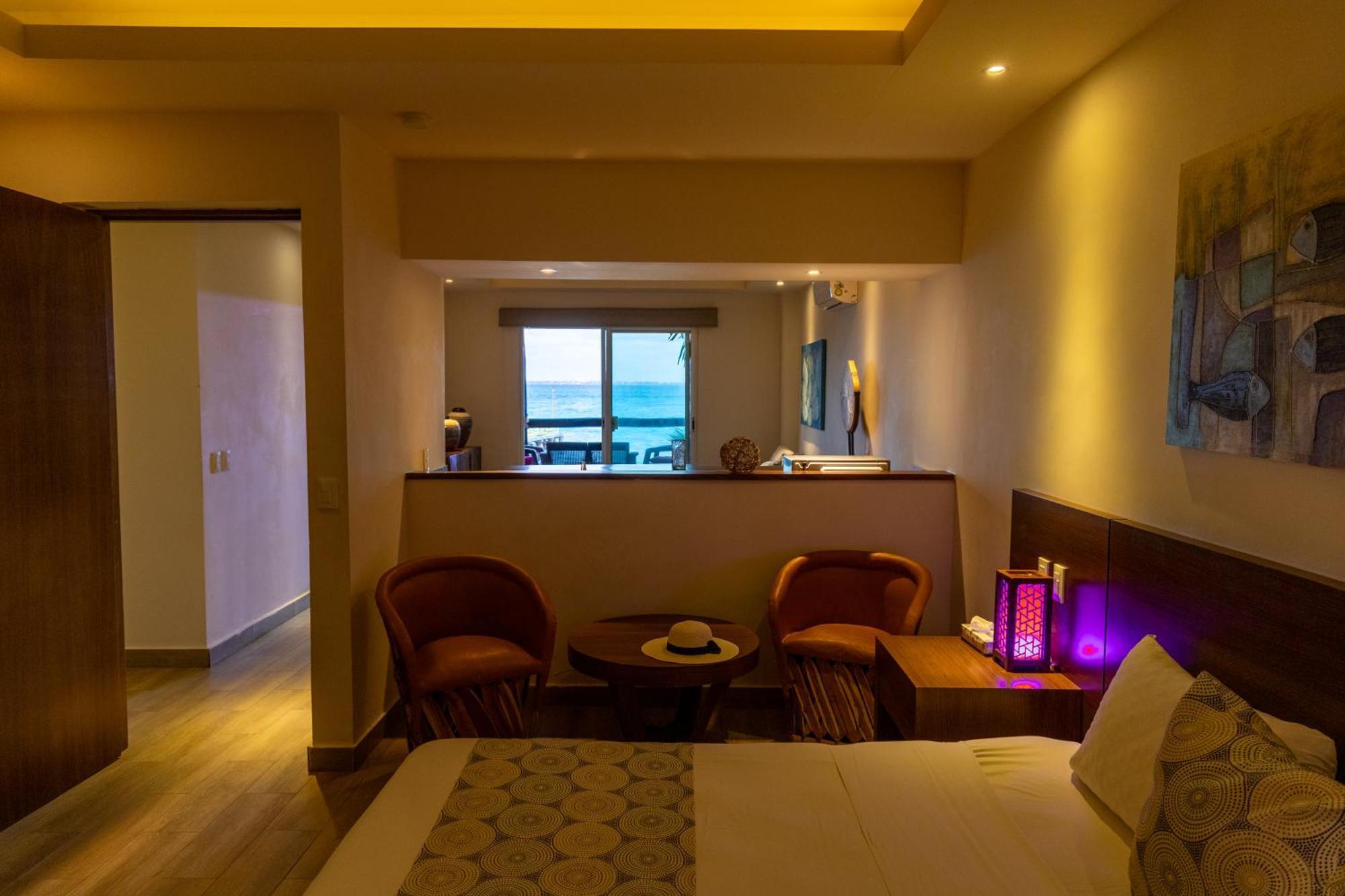 La Palma Beachfront Hotel Boutique - Self Check In Cancun Bilik gambar